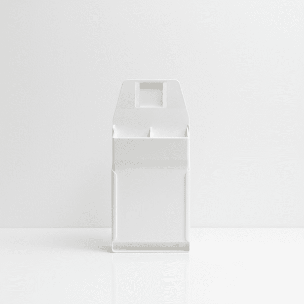 Double Knife Scabbard, White Front, 200mm