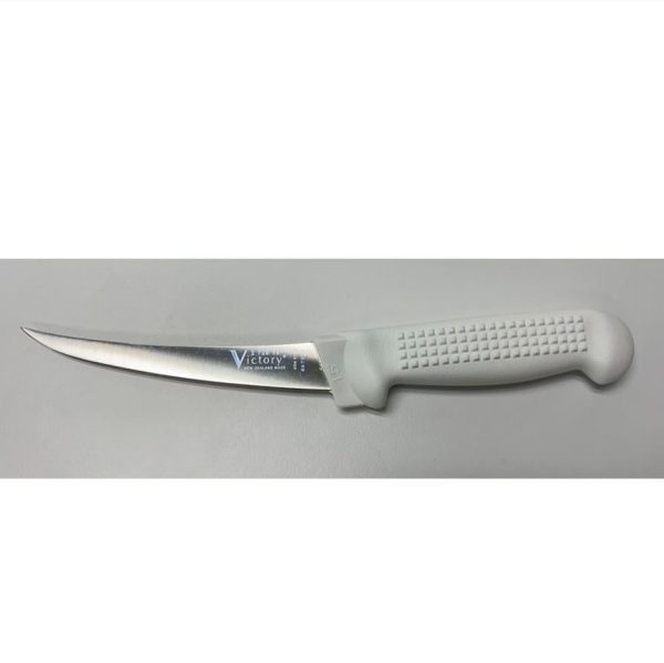 VICTORY BONING KNIFE WHITE 115 TRAINING HANDLE 15DEG 15CM ARGUS