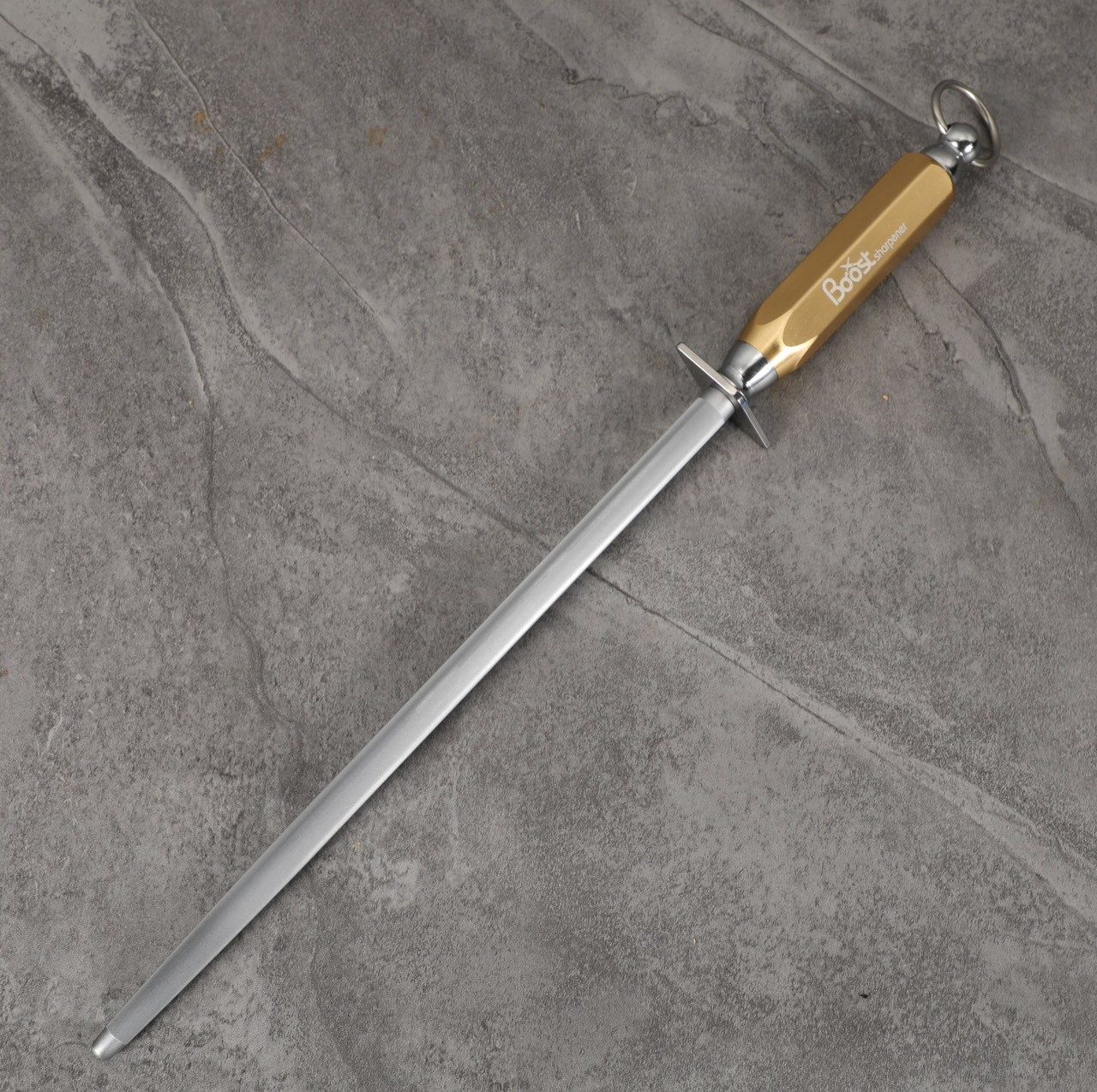 SHARPENING STEEL 12″ GOLD – ROUND – ARGUS