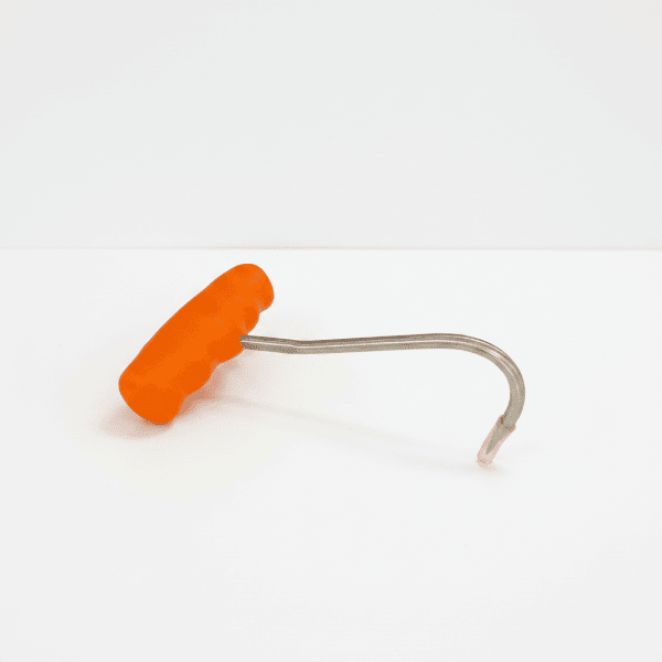 Boning Hook Moulded Grip Handle, Orange