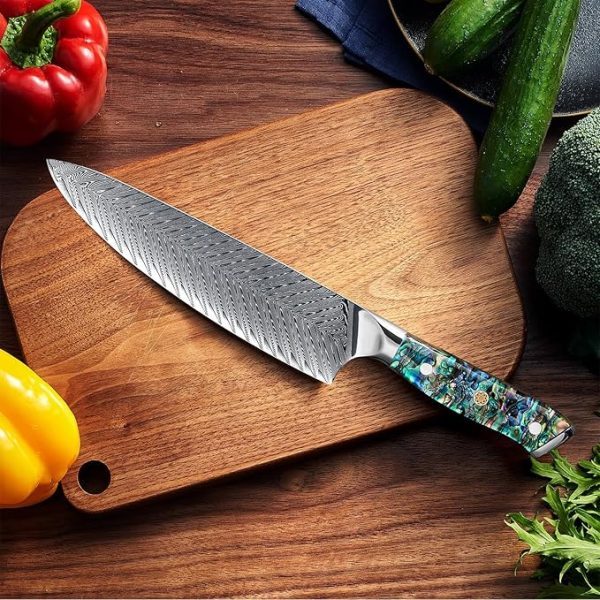 Argus Abalone Handle Chefs Knife